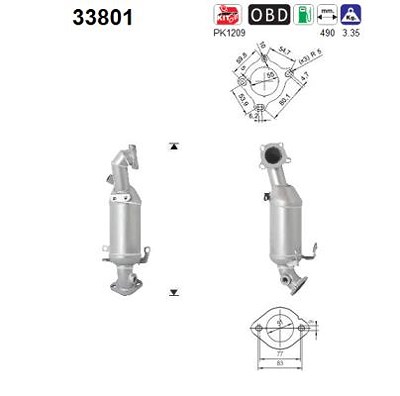 Fppl Katalysator [Hersteller-Nr. 33801] für Audi, Seat, Skoda, VW von FPPL