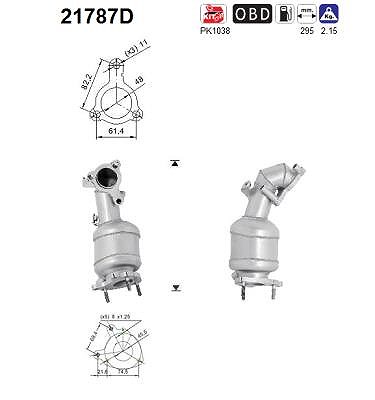 Fppl Katalysator [Hersteller-Nr. 21787D] für Opel von FPPL