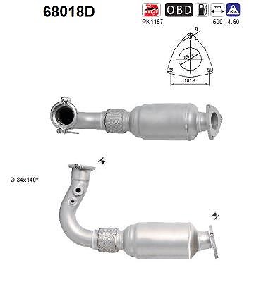 Fppl Katalysator [Hersteller-Nr. 68018D] für Land Rover von FPPL
