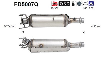 Fppl Ruß-/Partikelfilter, Abgasanlage [Hersteller-Nr. FD5007Q] für Peugeot von FPPL