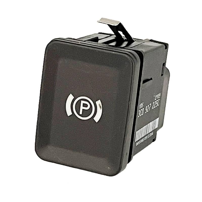 FPQOVV Autobremsknopf Kompatibel Mit VW Für Passat R36 2005 2006 2007 2008 2009 2010 2011 Auto Elektronischer Handbremsen-Parkschalter OEM: 3C0927225A 3C0927225B 3C0927225C von FPQOVV