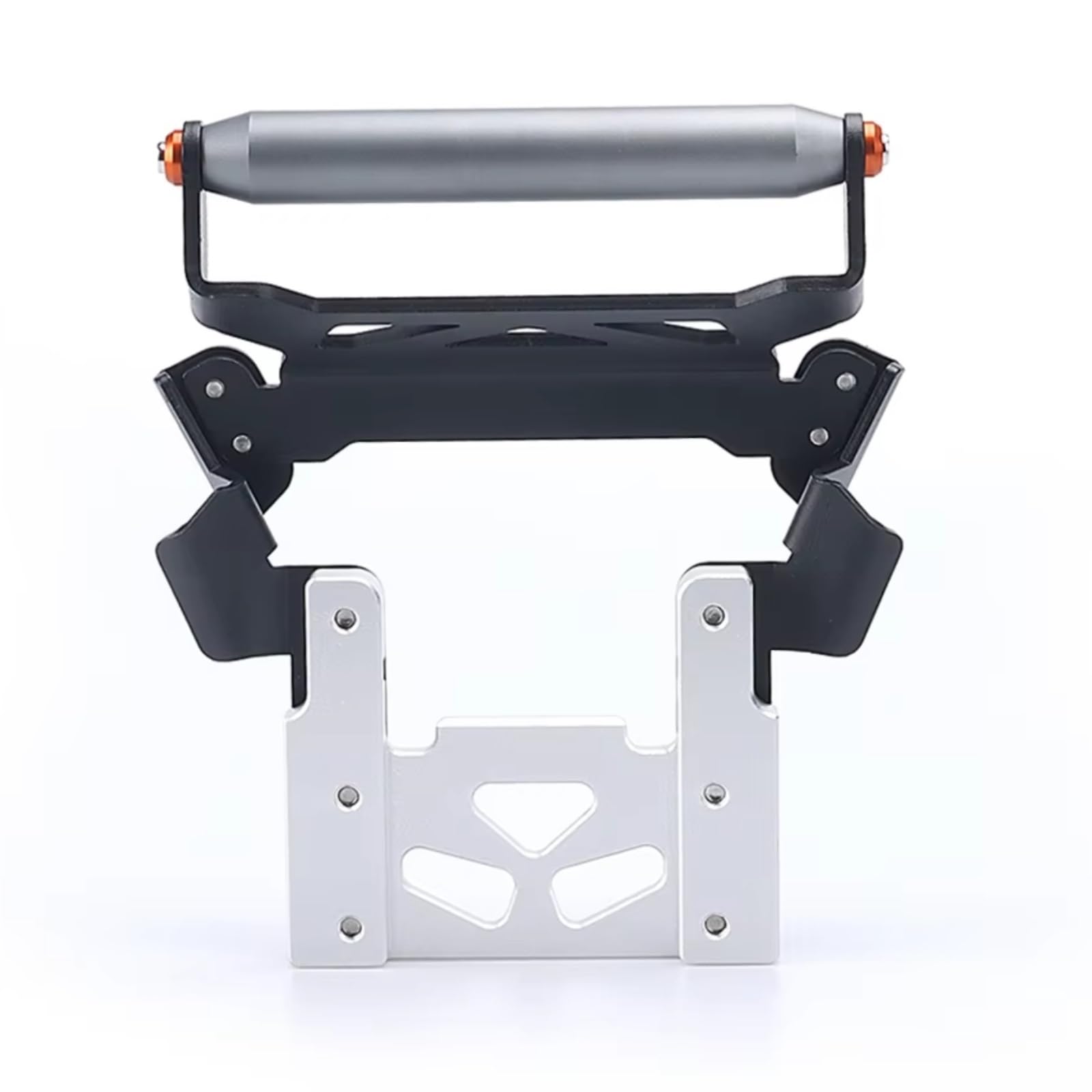 FPQOVV Motorrad Handyhalterung Für NSS350 2021 2022 2023 Motorrad GPS Navigation Halterung Motorrad Expansion Querlatte Navigation Ständer Halter Zubehör(Silver) von FPQOVV