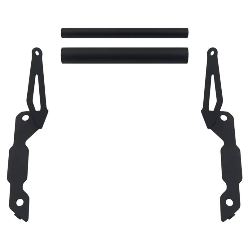 FPQOVV Motorrad Handyhalterung Für Transalp Für XL750 2023 2024 2025 Motorrad Telefon Navigation Halterung Front Bar GPS Windschutzscheibenhalterung Ständer Zubehör(1 Set) von FPQOVV