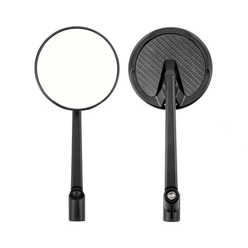 FPQOVV Motorrad Rückspiegel Universal Motorrad Nachrüstspiegel Rückspiegel Zubehör Motorrad Seitenspiegel Bar End Lenker Rearview Außenspiegel von FPQOVV