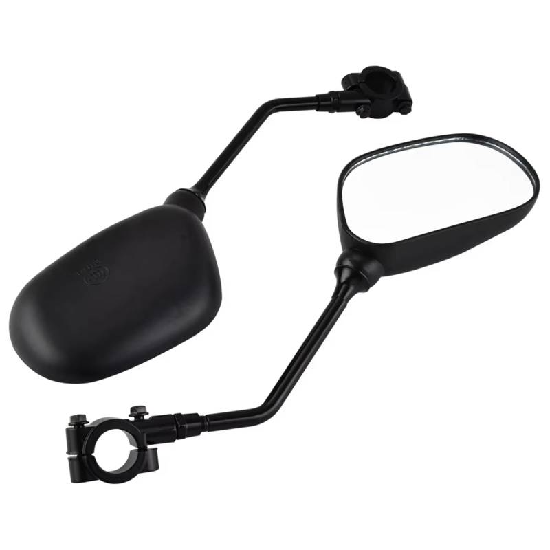 FPQOVV Motorrad Rückspiegel Universal Motorrad Rückspiegel M10 Umkehr Spiegel Motorräder Seite Spiegel Lenker Rearview Außenspiegel Zubehör von FPQOVV
