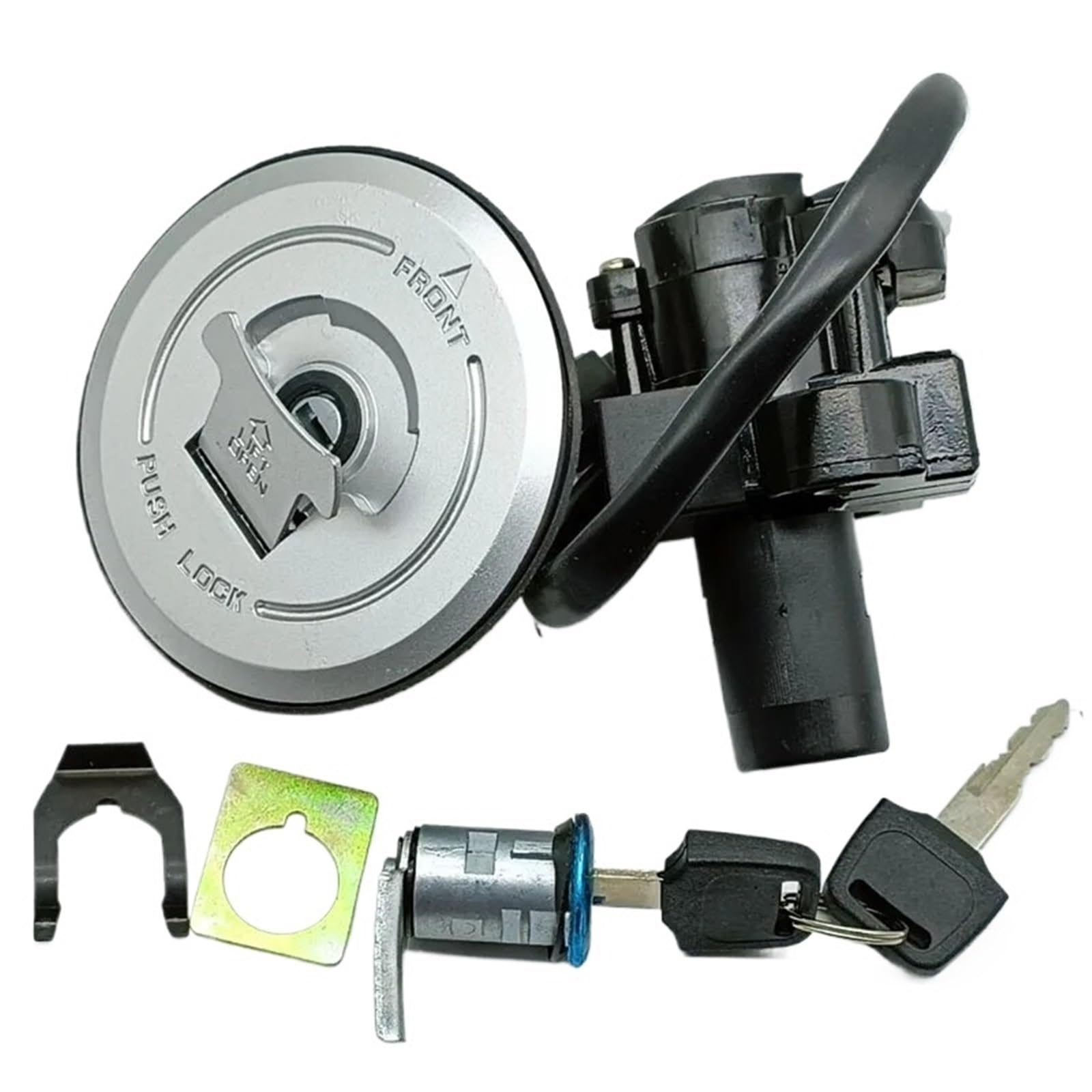 FPQOVV Motorrad Zündschlüssel Schalter Kompatibel Mit CB600F Für Hornet 1998 1999 2000 2001 2002 Motorrad Zündschloss Tankdeckelschloss Zubehör 35010-MBZ-D00 35010-MBZ-D01 FPQOVV Motorrad Zündschlüssel Schalter Kompatibel Mit CB600F Für Hornet 1998 1999 2000 2001 2002 Motorrad Zündschloss Tankdeckelschloss Zubehör 35010-MBZ-D00 35010-MBZ-D01 von FPQOVV