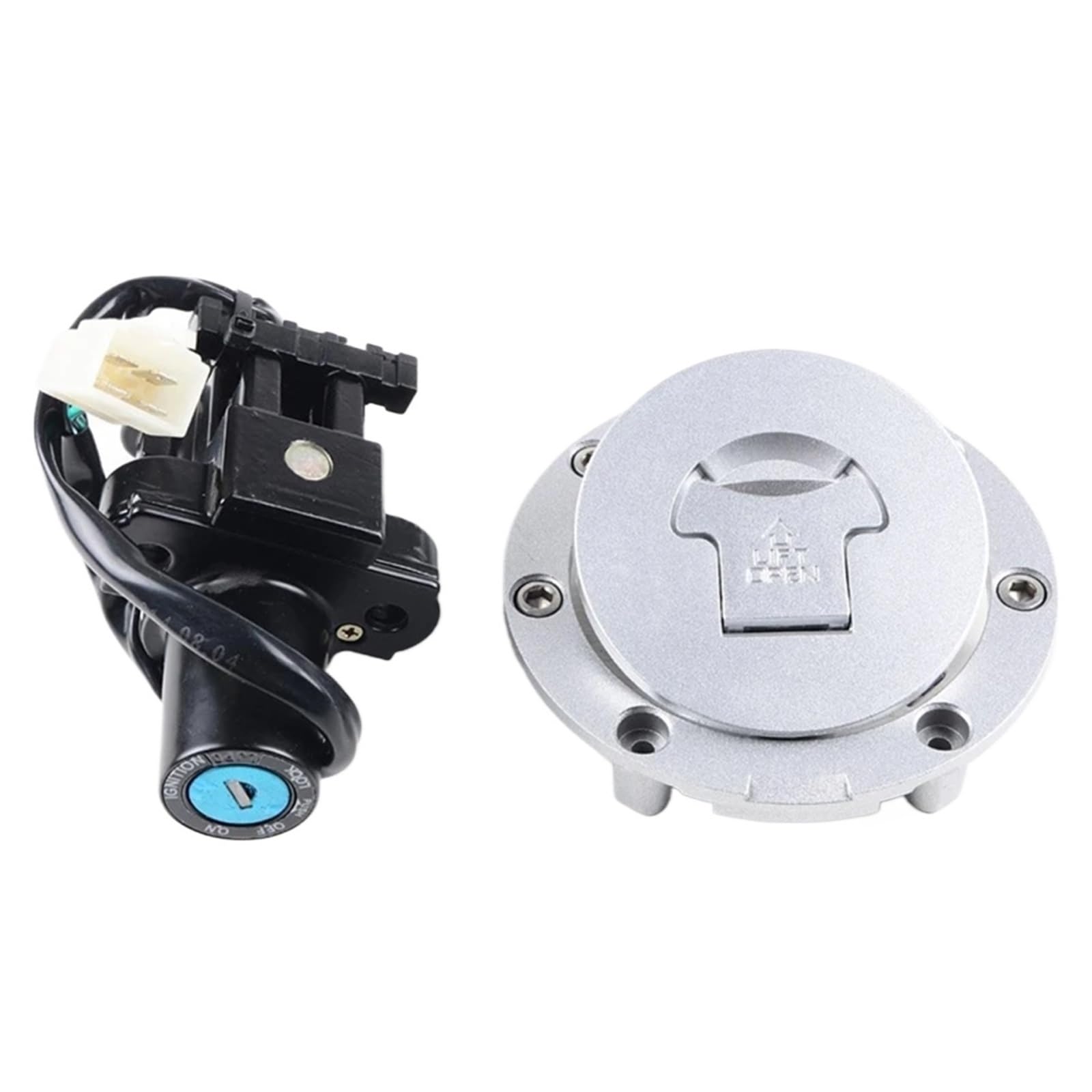 FPQOVV Motorrad Zündschlüssel Schalter Kompatibel Mit CBR1000RR 2004 2005 2006 2007 Motorrad-Zündschalter, Tankdeckel-Abdeckung, Sperrschlüssel-Set, Motorrad-Zubehör, Startschalter-Teile FPQOVV Motorrad Zündschlüssel Schalter Kompatibel Mit CBR1000RR 2004 2005 2006 2007 Motorrad-Zündschalter, Tankdeckel-Abdeckung, Sperrschlüssel-Set, Motorrad-Zubehör, Startschalter-Teile von FPQOVV