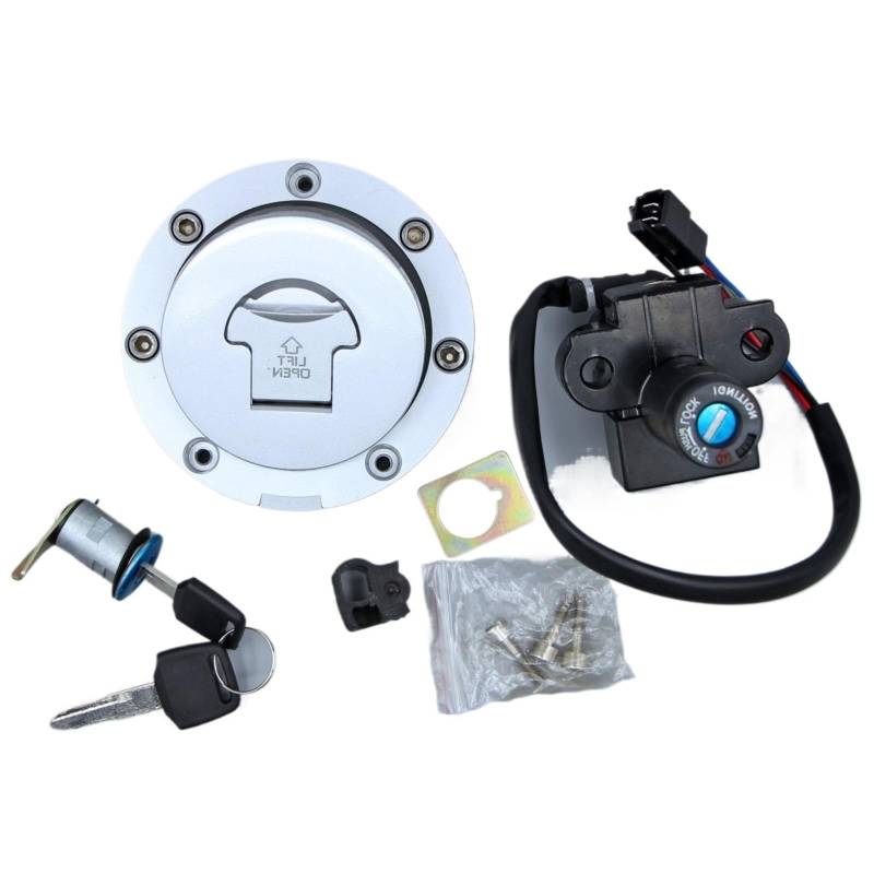 FPQOVV Motorrad Zündschlüssel Schalter Kompatibel Mit CBR900RR 1992 1993 1994 1995 1996 1997 1998 1999 Motorrad-Startschalter-Teile Zündschloss-Abdeckungsschloss Tankdeckel-Schlüsselschalter von FPQOVV