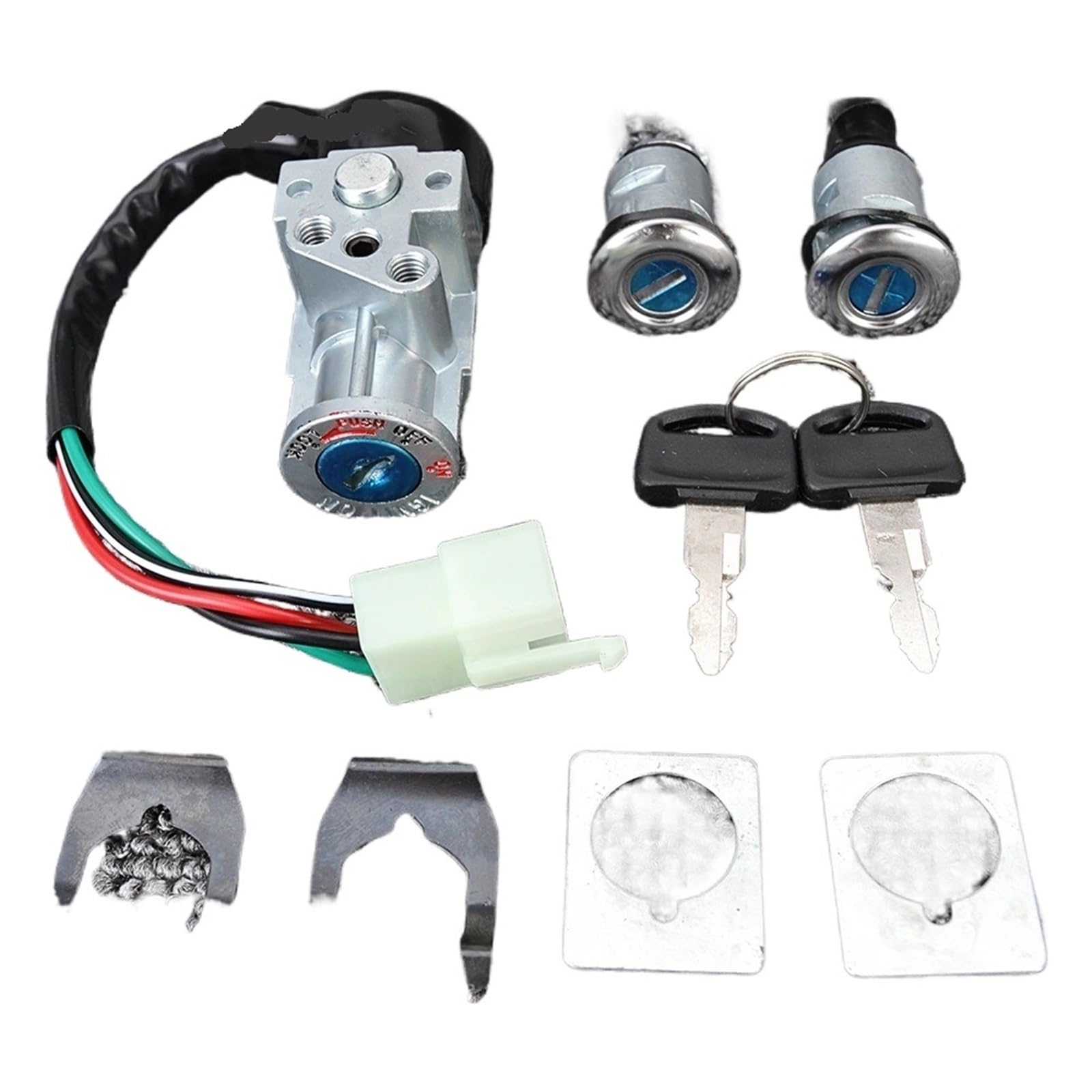 FPQOVV Motorrad Zündschlüssel Schalter Kompatibel Mit CH80 Für Elite 1985 1986 1987 1988-2003 2004 2005 2006 2007 Motorrad-Zündschalter, Tankdeckel-Sperrschlüsselsatz 35010-GV4-901 FPQOVV Motorrad Zündschlüssel Schalter Kompatibel Mit CH80 Für Elite 1985 1986 1987 1988-2003 2004 2005 2006 2007 Motorrad-Zündschalter, Tankdeckel-Sperrschlüsselsatz 35010-GV4-901 von FPQOVV