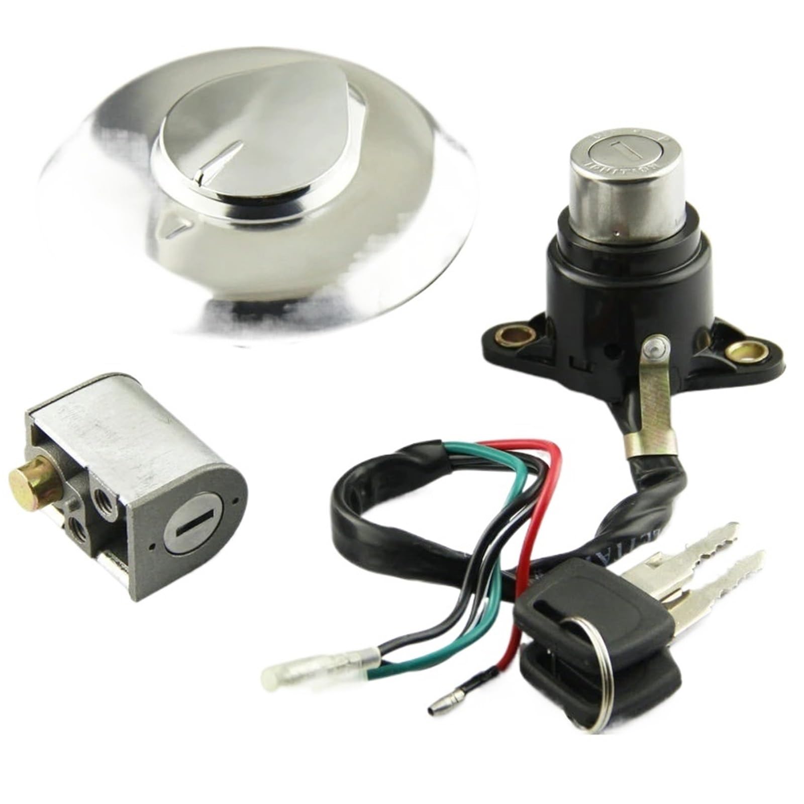 FPQOVV Motorrad Zündschlüssel Schalter Kompatibel Mit CM125 1987 1988 1989 1990 1991 1992 1993 1994 1995 1996 1997 1998 1999 Motorrad-Zündschalter, Tankdeckel-Sperrschlüssel-Set FPQOVV Motorrad Zündschlüssel Schalter Kompatibel Mit CM125 1987 1988 1989 1990 1991 1992 1993 1994 1995 1996 1997 1998 1999 Motorrad-Zündschalter, Tankdeckel-Sperrschlüssel-Set von FPQOVV