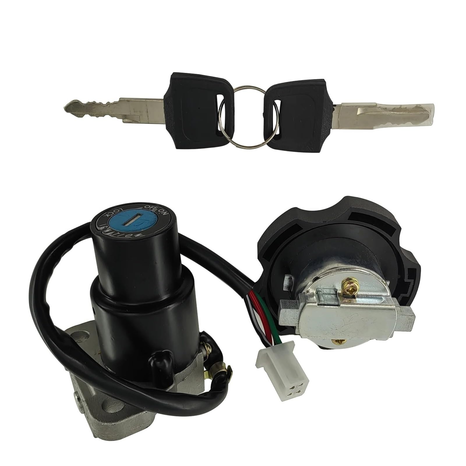 FPQOVV Motorrad Zündschlüssel Schalter Kompatibel Mit DT200 DT200R 1991 1992 1993 1994 Motorrad-Zündschalter-Set, Tankdeckel-Abdeckung, Sperrschlüssel-Set, Kabel-Buchsen-Montage FPQOVV Motorrad Zündschlüssel Schalter Kompatibel Mit DT200 DT200R 1991 1992 1993 1994 Motorrad-Zündschalter-Set, Tankdeckel-Abdeckung, Sperrschlüssel-Set, Kabel-Buchsen-Montage von FPQOVV