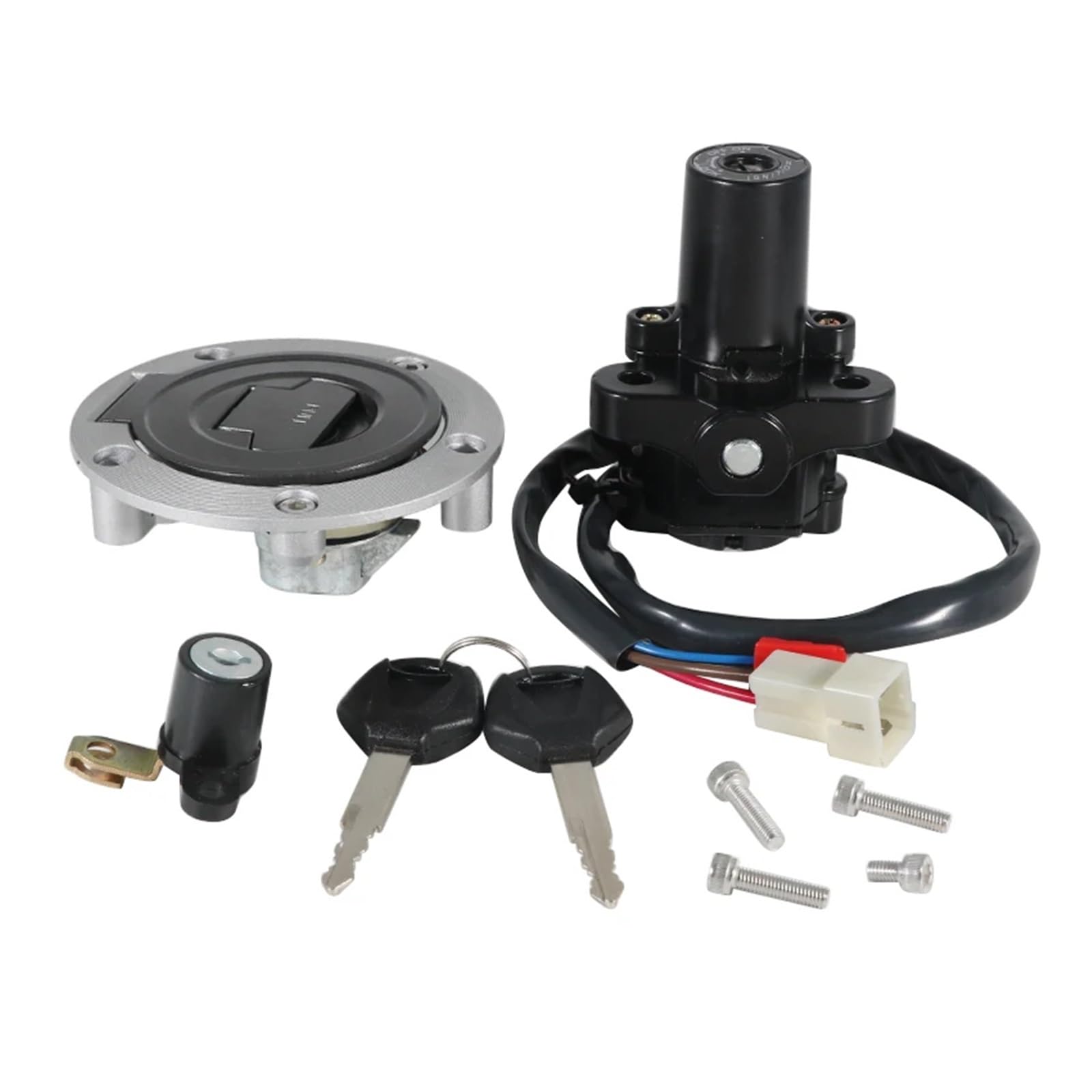 FPQOVV Motorrad Zündschlüssel Schalter Kompatibel Mit Für MT-03 2006 2007 2008 2009 2012 2012 2012 Motorrad Zündschalter Schalter Abdeckungskappe Tasten Lock Draht Socket Schlüsselbaugruppe FPQOVV Motorrad Zündschlüssel Schalter Kompatibel Mit Für MT-03 2006 2007 2008 2009 2012 2012 2012 Motorrad Zündschalter Schalter Abdeckungskappe Tasten Lock Draht Socket Schlüsselbaugruppe von FPQOVV