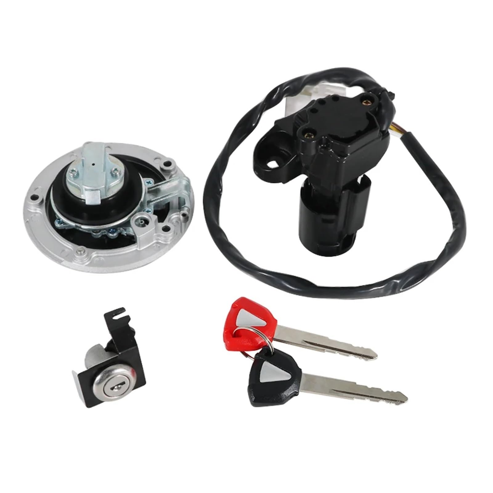 FPQOVV Motorrad Zündschlüssel Schalter Kompatibel Mit Für ZX10R Für Ninja ZX1000 2011 2012 Motorrad-Zündschlüsselabdeckung Schalter Tankdeckel Schlüsselschloss-Kit-Abdeckung 27005-0556 FPQOVV Motorrad Zündschlüssel Schalter Kompatibel Mit Für ZX10R Für Ninja ZX1000 2011 2012 Motorrad-Zündschlüsselabdeckung Schalter Tankdeckel Schlüsselschloss-Kit-Abdeckung 27005-0556 von FPQOVV