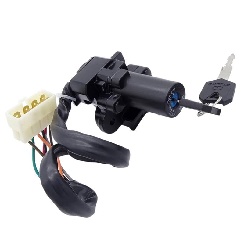 FPQOVV Motorrad Zündschlüssel Schalter Kompatibel Mit Für ZX9R 1994 1995 1996 1997 1998 1999 2000 2001 2002 2003 Motorrad-Zünddeckelschalter-Verschlusskappen-Zubehör von FPQOVV