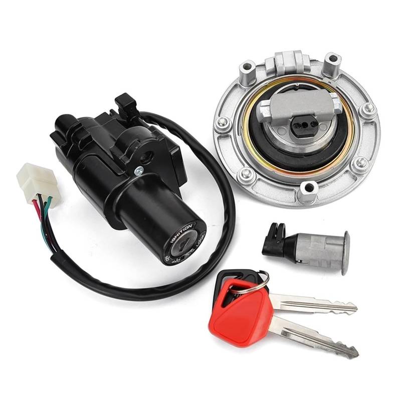 FPQOVV Motorrad Zündschlüssel Schalter Kompatibel Mit ST1300 2003 2004 2005 2006 2007 2008 2009 2010 2011 Motorrad Zündung Tankdeckel Zündschalter Sperrschlüssel Motorradzubehör von FPQOVV