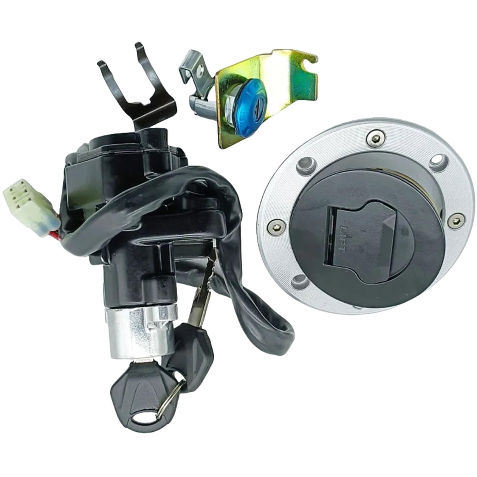 FPQOVV Motorrad Zündschlüssel Schalter Kompatibel Mit Suzuki Für DL1000 Für V-Strom 2002 2003 2004 2005 2006 2007 2008 2009 2010 2011 2012 Motorrad-Zündgerät-Sperrschalter FPQOVV Motorrad Zündschlüssel Schalter Kompatibel Mit Suzuki Für DL1000 Für V-Strom 2002 2003 2004 2005 2006 2007 2008 2009 2010 2011 2012 Motorrad-Zündgerät-Sperrschalter von FPQOVV
