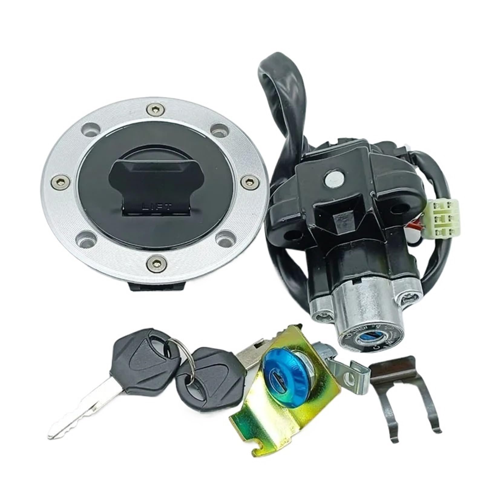 FPQOVV Motorrad Zündschlüssel Schalter Kompatibel Mit Suzuki Für DL650 Für V-Strom 2004 2005 2006 2007 2008 2009 2010 2011 Motorrad-Zündschloss, Sperre, Tankdeckel, Schlüsselzubehör FPQOVV Motorrad Zündschlüssel Schalter Kompatibel Mit Suzuki Für DL650 Für V-Strom 2004 2005 2006 2007 2008 2009 2010 2011 Motorrad-Zündschloss, Sperre, Tankdeckel, Schlüsselzubehör von FPQOVV