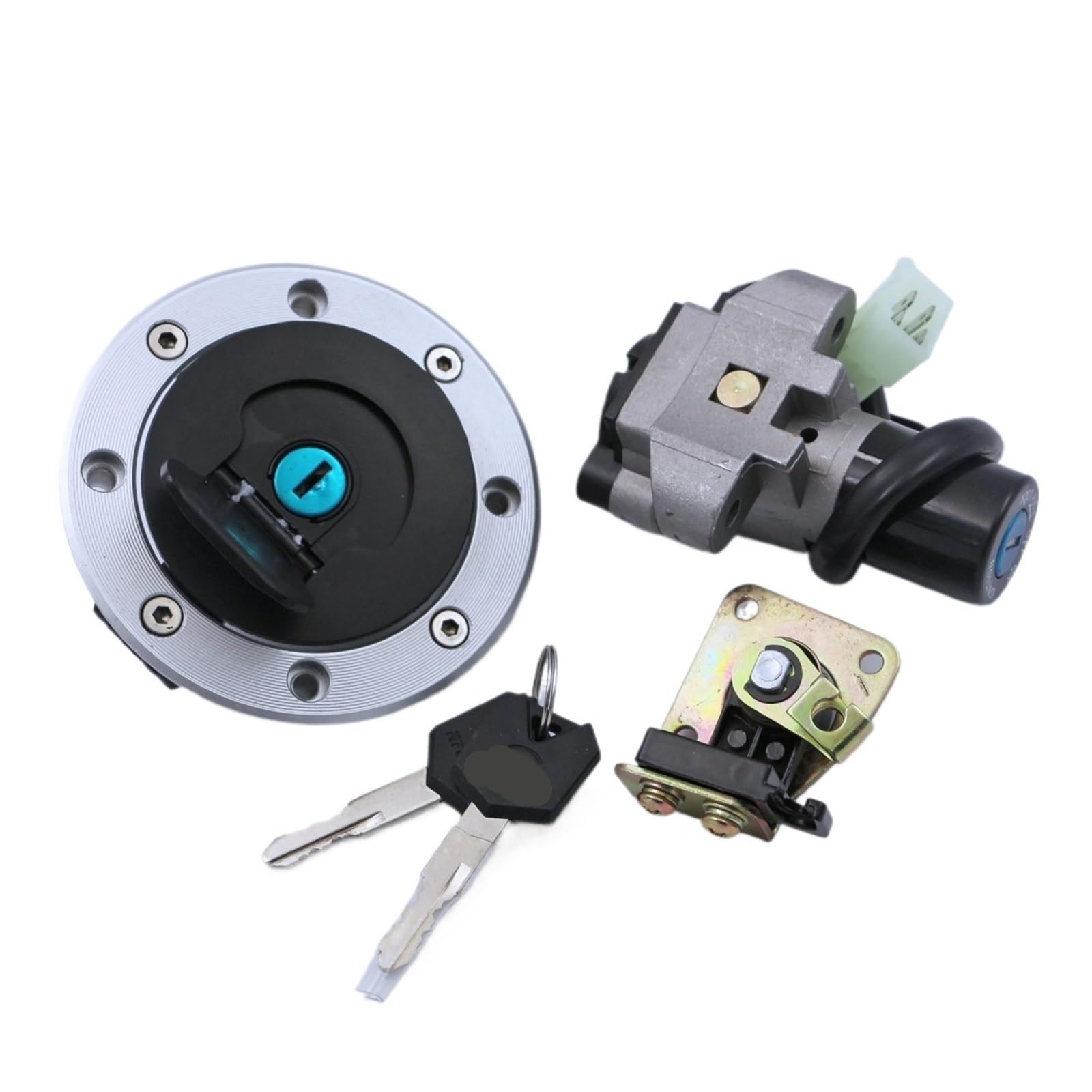FPQOVV Motorrad Zündschlüssel Schalter Kompatibel Mit Suzuki Für RF400 GK78A GN76A 1993 1994 1995 1996 1997 Motorrad-Zündschalter, Tankdeckel, Schloss, Set, Zubehörabdeckung FPQOVV Motorrad Zündschlüssel Schalter Kompatibel Mit Suzuki Für RF400 GK78A GN76A 1993 1994 1995 1996 1997 Motorrad-Zündschalter, Tankdeckel, Schloss, Set, Zubehörabdeckung von FPQOVV