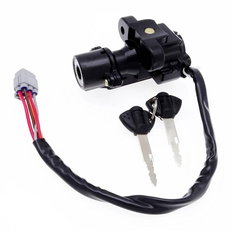 FPQOVV Motorrad Zündschlüssel Schalter Kompatibel Mit Suzuki Für SXR1000 2005 2006 2007 2008 2009 2010 2011 2012 2013 2014 2015 2016 2017 Motorrad-Zündschalter, Tankdeckel-Abdeckungsschloss von FPQOVV
