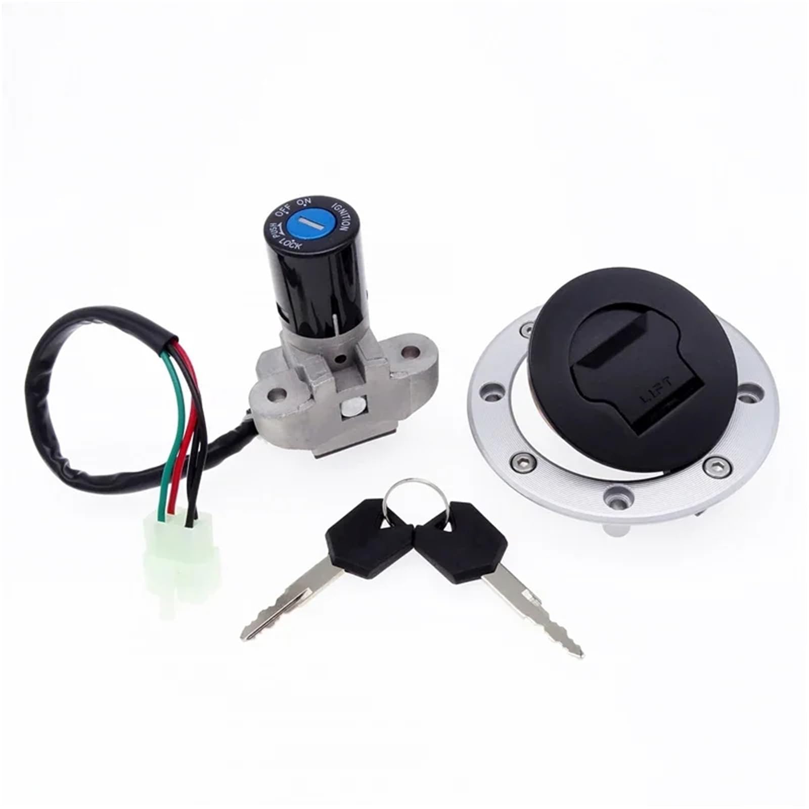 FPQOVV Motorrad Zündschlüssel Schalter Kompatibel Mit Suzuki Für TL1000R 1998 1999 2000 2001 2002 2003 Motorrad-Zündschloss-Schloss-Abdeckungs-Kits Kappen-Schalter-Schloss-Gasschlüssel-Set FPQOVV Motorrad Zündschlüssel Schalter Kompatibel Mit Suzuki Für TL1000R 1998 1999 2000 2001 2002 2003 Motorrad-Zündschloss-Schloss-Abdeckungs-Kits Kappen-Schalter-Schloss-Gasschlüssel-Set von FPQOVV