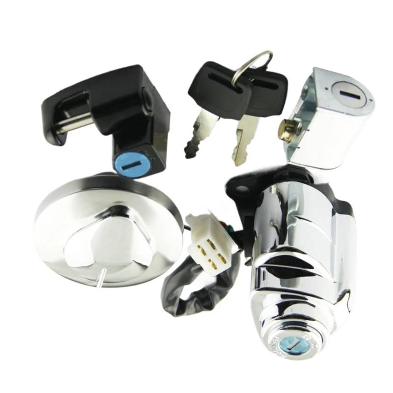 FPQOVV Motorrad Zündschlüssel Schalter Kompatibel Mit VT600 1988 1989 1990 1991 1992 1993 1994 1995 1996 1997 1998-2003 2004 2005 2006 2007 2008 Motorrad-Zündschlossschalter von FPQOVV