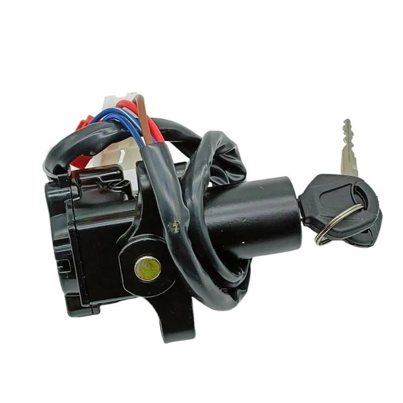 FPQOVV Motorrad Zündschlüssel Schalter Kompatibel Mit YZF Für R6 1999 2000 2001 2002 2003 2004 2005–2014 2015 2016 Motorrad-Zündschloss, Tankdeckel-Schlüsselsatz 36P-82501-00 von FPQOVV