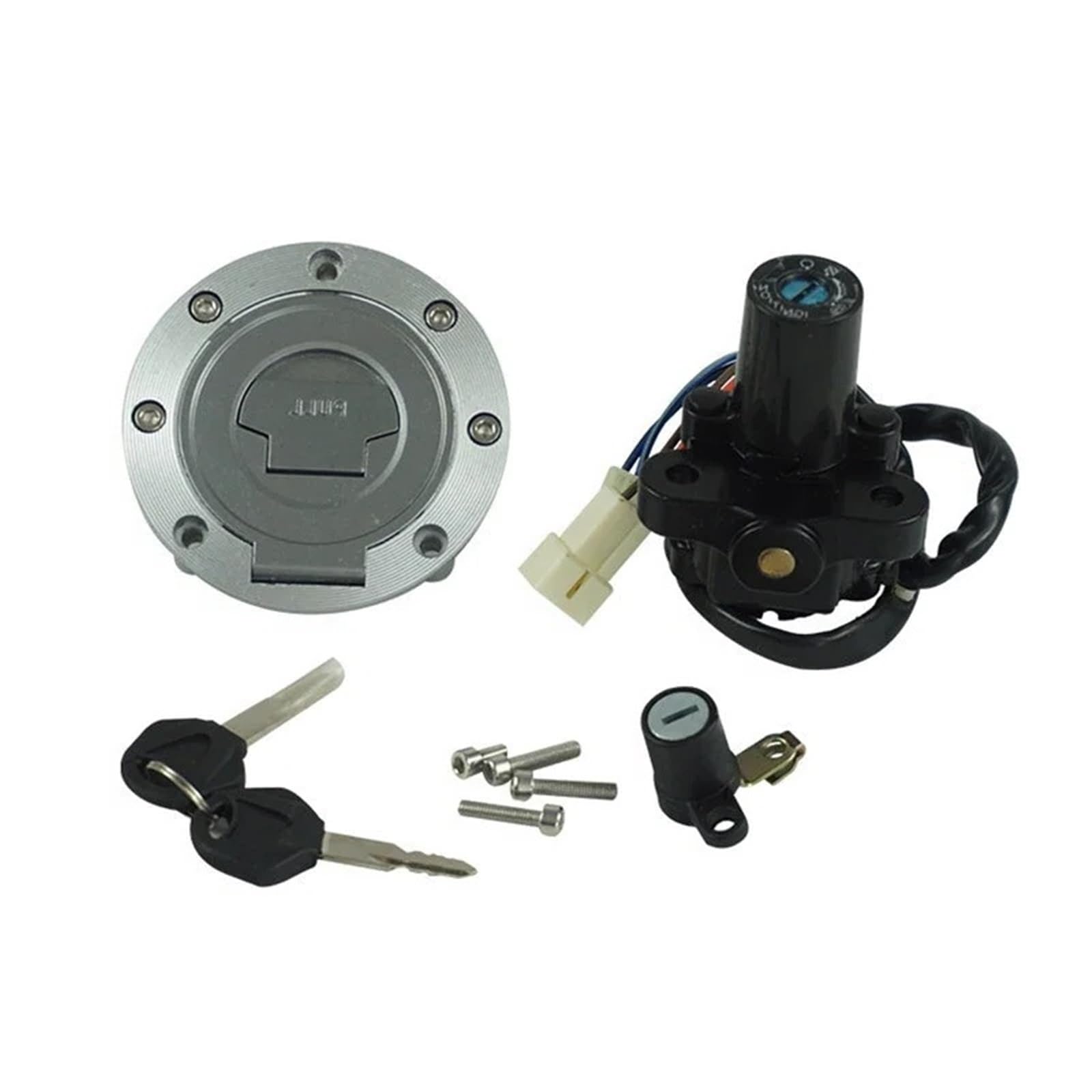 FPQOVV Motorrad Zündschlüssel Schalter Kompatibel Mit YZF-R1 1998 1999 2000 2001 2002 2003 Motorrad-Zündstartschalterteile Tankdeckel-Schlüsselabdeckung Gerätezubehörabdeckung FPQOVV Motorrad Zündschlüssel Schalter Kompatibel Mit YZF-R1 1998 1999 2000 2001 2002 2003 Motorrad-Zündstartschalterteile Tankdeckel-Schlüsselabdeckung Gerätezubehörabdeckung von FPQOVV