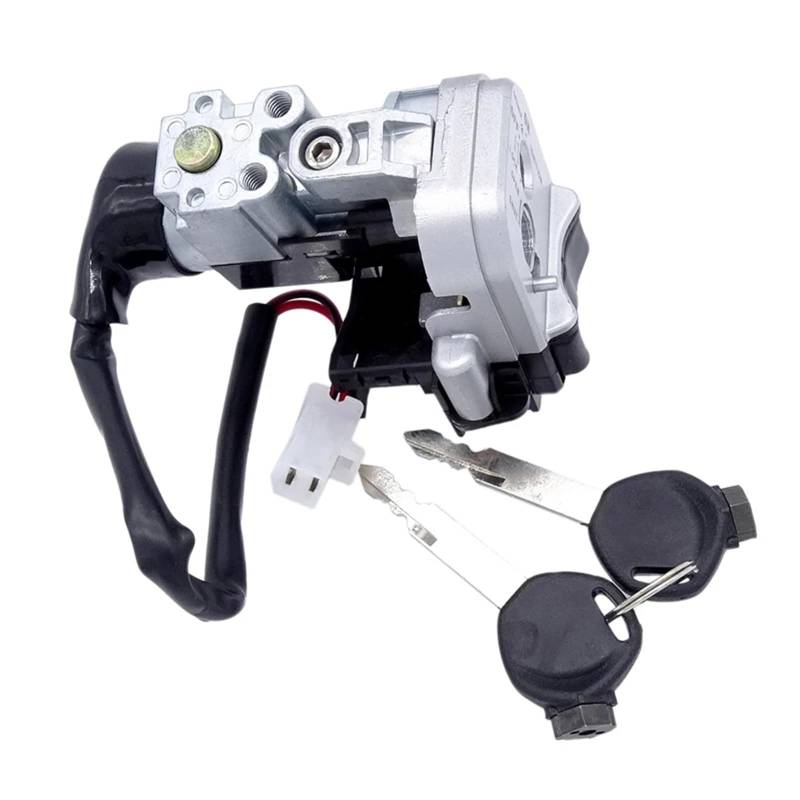 FPQOVV Motorrad Zündschlüssel Schalter Kompatibel mit PCX125 für PCX150 2014 2015 Motorrad-Gasschlüssel-Zündkappenschalter-Schlüsselschloss Motorradzubehörabdeckung von FPQOVV