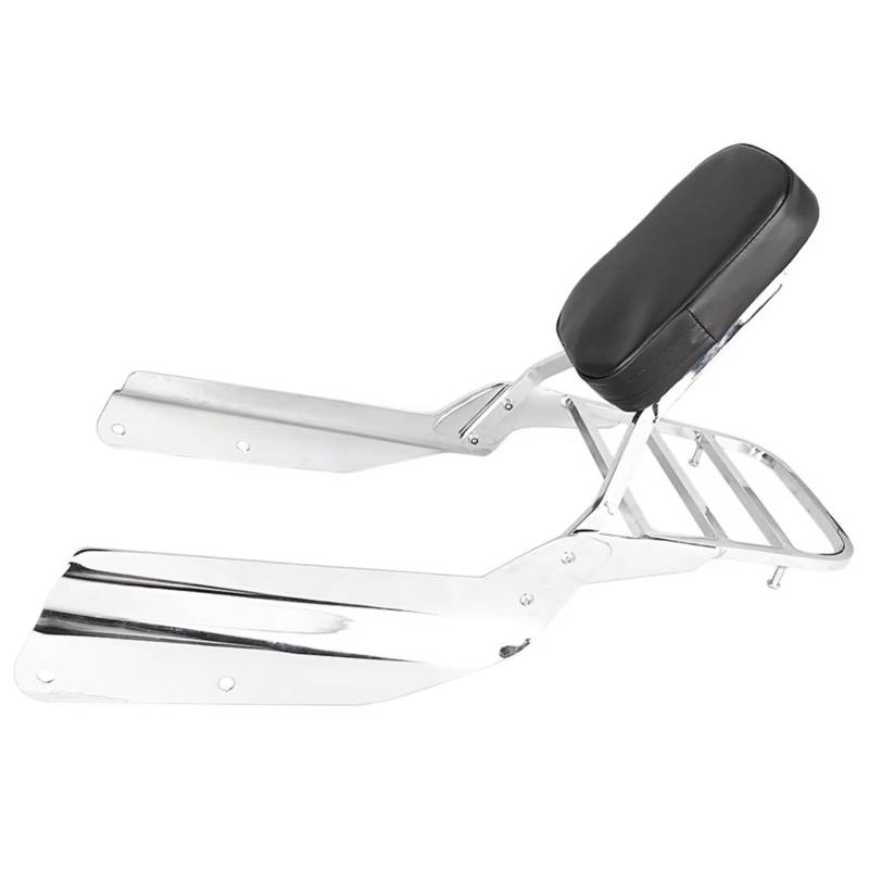 FPQOVV Motorradgepäckträger Für VTX1300 N S R 2003 2004 2005 2006 Motorrad-Rückenlehne Sissy Bar Mit Gepäckträger Motorrad-Gepäckträger von FPQOVV