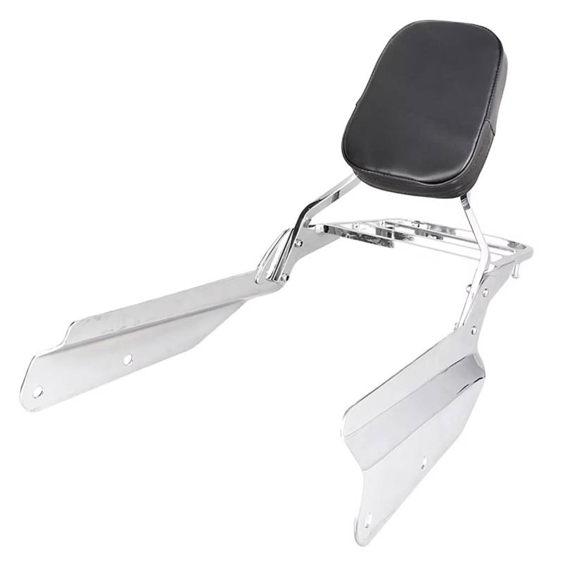 FPQOVV Motorradgepäckträger Für VTX1800 N S R 2002 2003 2004 2005 2006 2007 2008 Motorrad-Rückenlehne Sissy Bar Mit Gepäckträger Motorrad-Gepäckträgerhalterung von FPQOVV