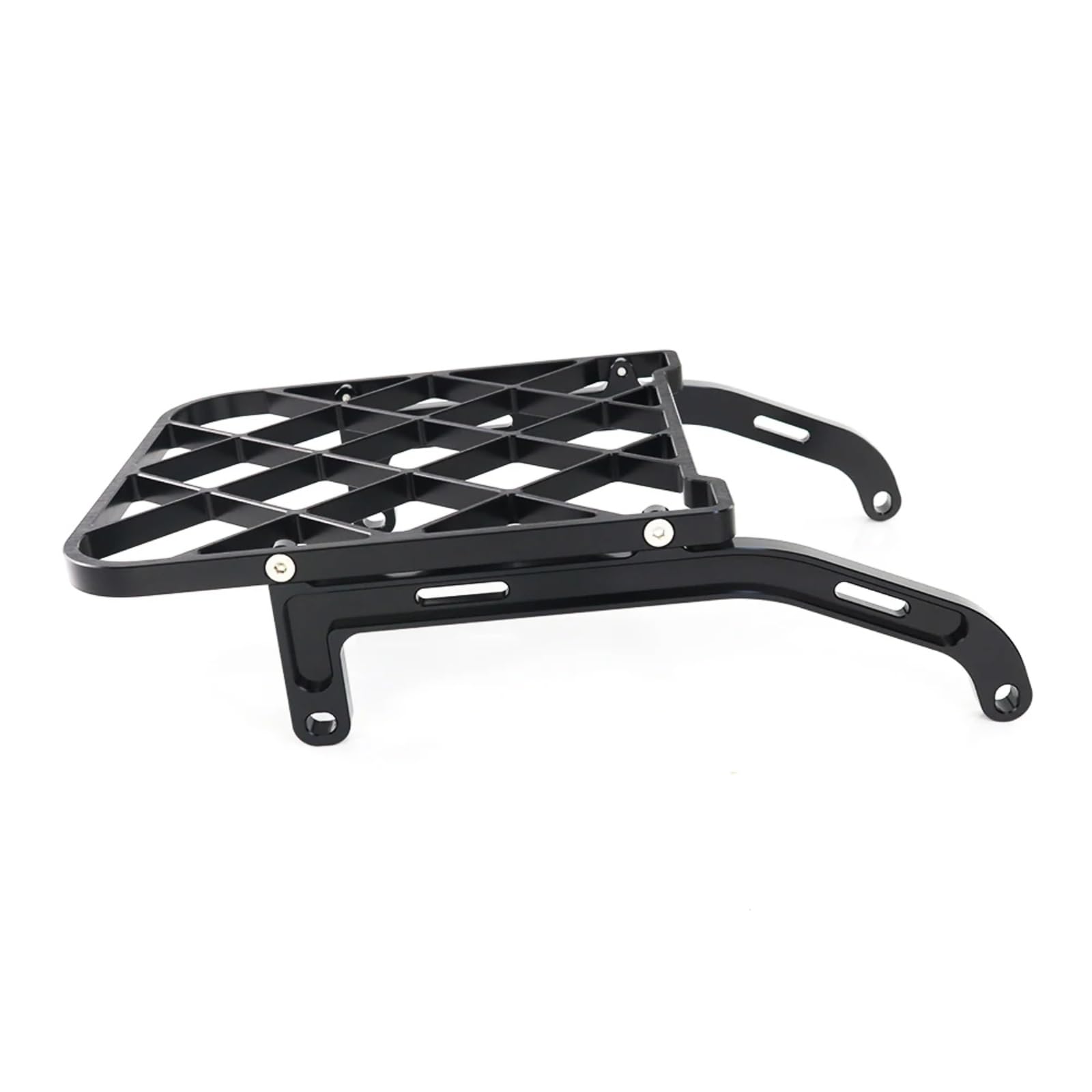 FPQOVV Motorradgepäckträger Kompatibel Mit CRF250L Für Rally 2012 2013 2014 2015 2016 2017 2018 2019 2020 2021 Abnehmbarer Motorrad-Montageträger-Stützhalter-Heckträger(Black) von FPQOVV