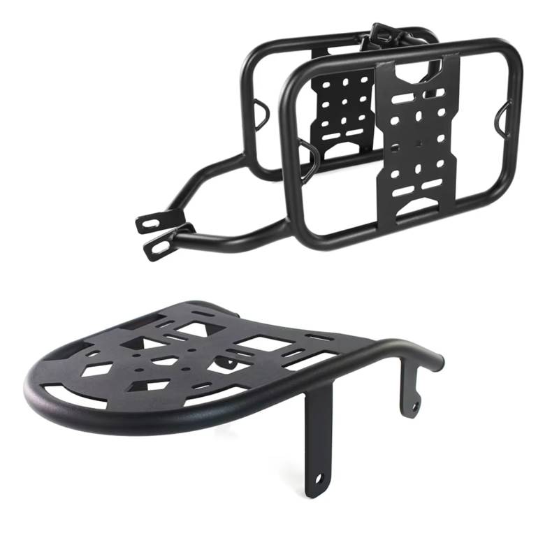 FPQOVV Motorradgepäckträger Kompatibel Mit Suzuki Für DR650 1996–2024 Motorrad-Seitenkofferträger Rahmen Top-Box Satteltaschenhalterung Gepäckträger Hinten von FPQOVV