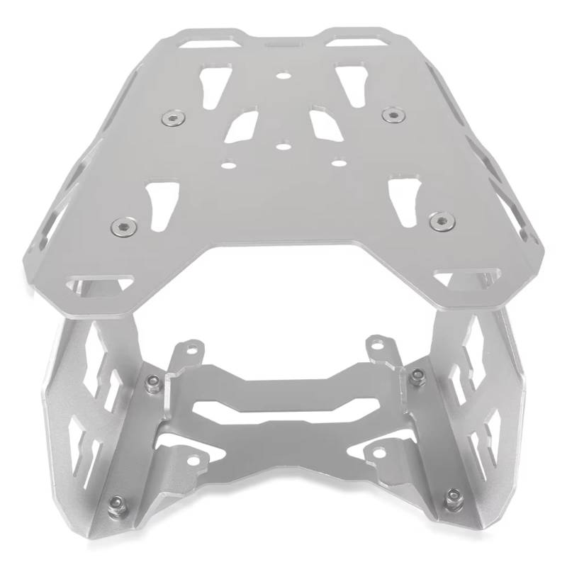 FPQOVV Motorradgepäckträger Kompatibel Mit Yamaha Für Tenere 700 2019 2020 2021 2022 2023 Motorrad-Hintergepäckträger-Träger Top-Gepäckhalterhalterung(Silver) von FPQOVV