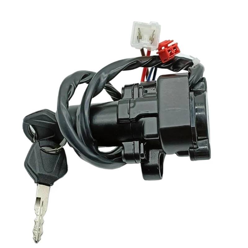Motorrad Zündschlüssel Schalter Kompatibel Mit FZ6 Für FZ6N Für FZ6S FZ6R 2004 2005 2006 2007 2008 2009 2010 2011 2012 2013 2014 2015 Motorrad-Zündschloss-Sperrabdeckung 36P-82501-00 von FPQOVV