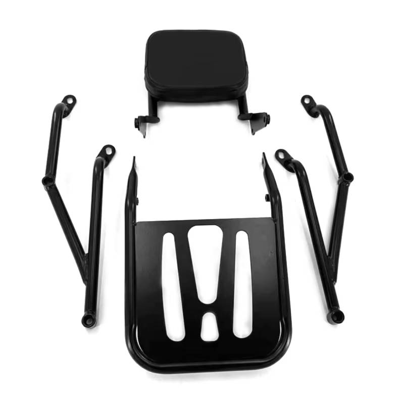 Motorradgepäckträger Für CMX1100 CM1100 1100 2021 2022 2023 Motorrad Gepäck Rack Kissen Pad Vorne Hinten Rückenlehne Sissy Bar Motorrad Hinten Fracht Träger(1 Set) von FPQOVV