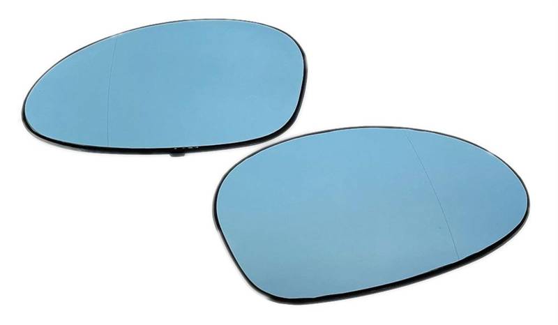 ersatz spiegelglas Kompatibel Mit 1 Für E81 E82 2006 2007 2008 Auto Weitwinkel Beheiztes 4-poliges 2-poliges Blaues Spiegelglas OEM: 51164362413 51167145268(2pins Left and Right) von FPQOVV