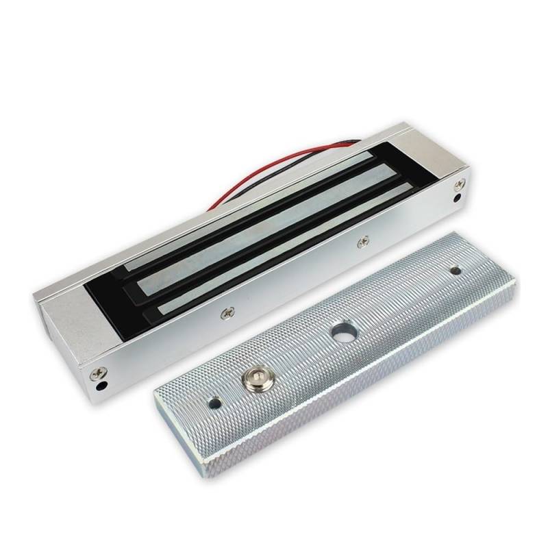 Access control electromagnetic lock 180KG Single Door magnetic lock DC12V iron door wooden door lock von FQHIDMOMX