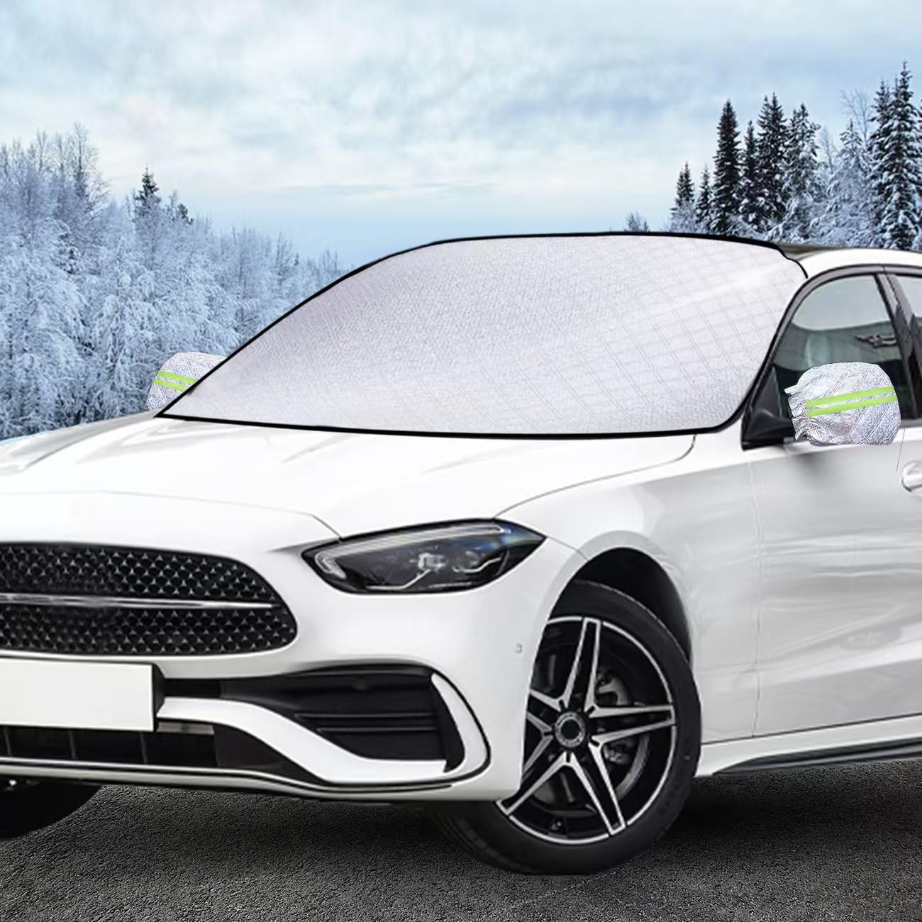 Frontscheibenabdeckung,Windschutzscheibenabdeckung für Winterschutz,Autoscheibenabdeckung Winter,Ultra-Dick Scheibenabdeckung,Auto Abdeckung Winter für Gegen Schnee Frost und Sonne Frontscheibenabdeckung,Windschutzscheibenabdeckung für Winterschutz,Autoscheibenabdeckung Winter,Ultra-Dick Scheibenabdeckung,Auto Abdeckung Winter für Gegen Schnee Frost und Sonne von FQQF