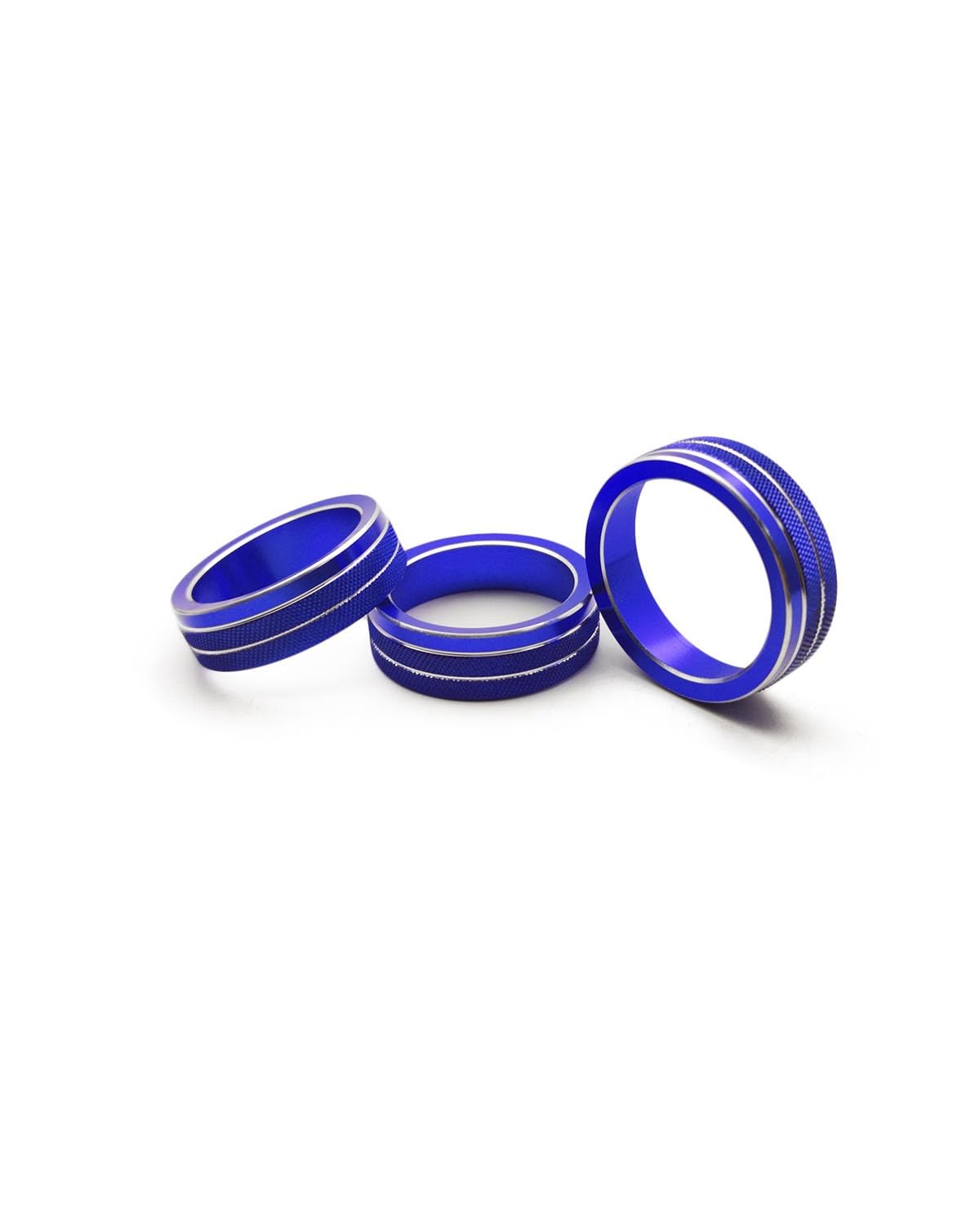 FQYYWL Klimaanlage Control Modul Für Golf 7 MK4 Für L Modifizierter Allspace Klimaanlagenknopf Dekorativer Ring Heizung Regler(Blue) von FQYYWL