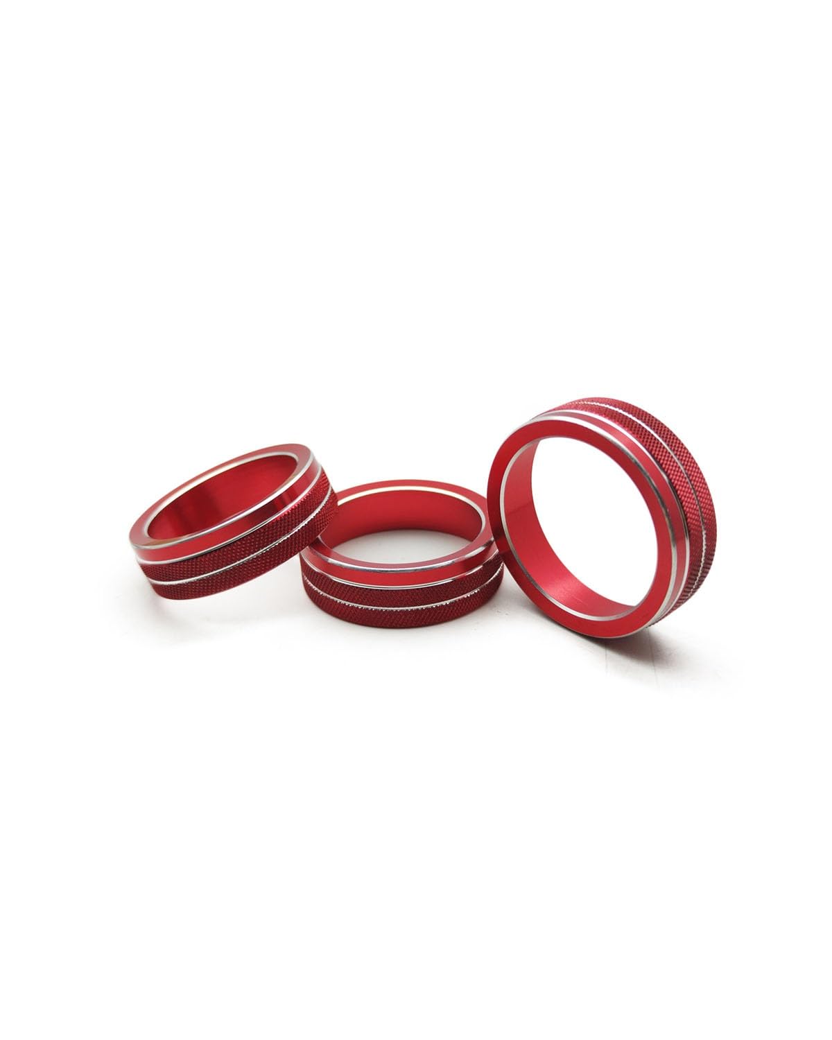 FQYYWL Klimaanlage Control Modul Für Golf 7 MK4 Für L Modifizierter Allspace Klimaanlagenknopf Dekorativer Ring Heizung Regler(Red) von FQYYWL