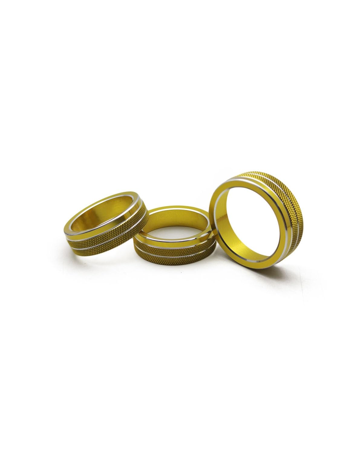 FQYYWL Klimaanlage Control Modul Für Golf 7 MK4 Für L Modifizierter Allspace Klimaanlagenknopf Dekorativer Ring Heizung Regler(Yellow) von FQYYWL