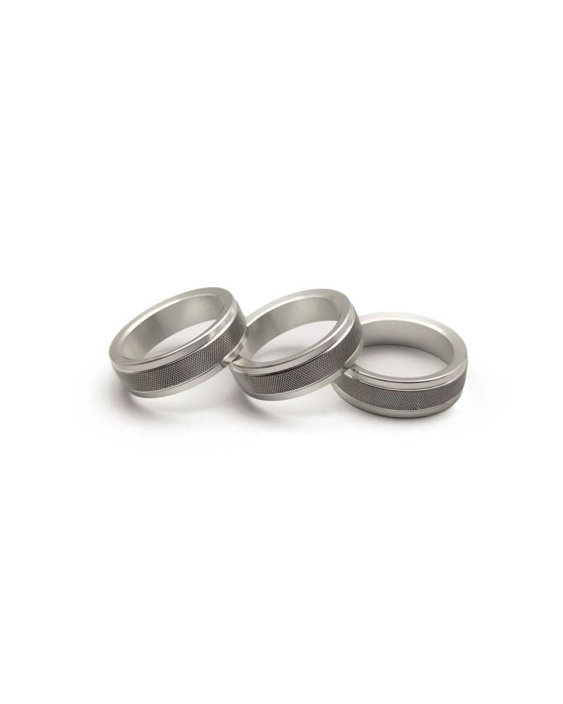 FQYYWL Klimaanlage Control Modul Für Kodiaq Klimaanlage Knopf Ring Heizung Regler(Silver) von FQYYWL