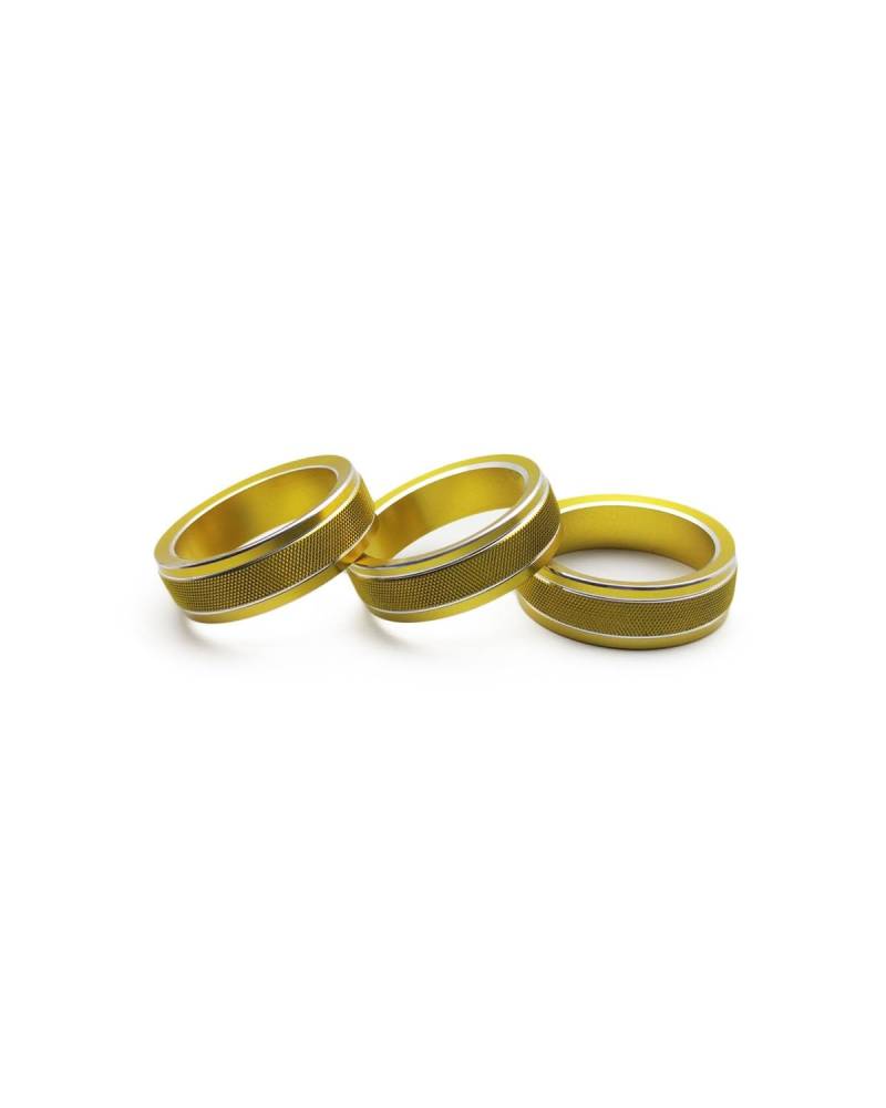FQYYWL Klimaanlage Control Modul Für Kodiaq Klimaanlage Knopf Ring Heizung Regler(Yellow) von FQYYWL