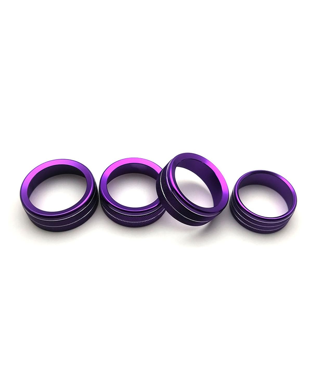 FQYYWL Klimaanlage Control Modul Für Wrangler JK/JKU Klimaanlage Knopf Dekorative Ring Heizung Regler(Purple) von FQYYWL