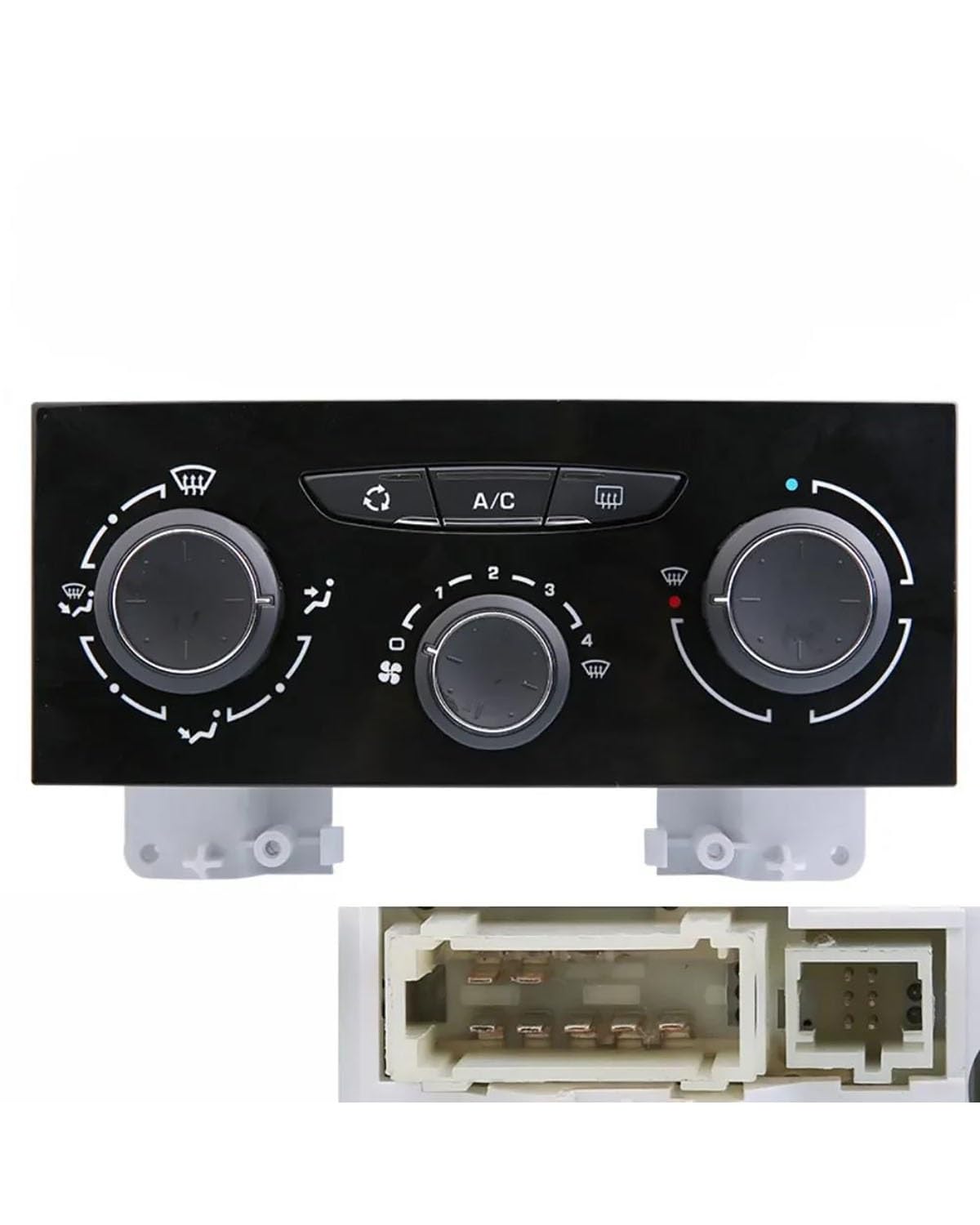 Klimaanlage Control Modul Für Peugeot 307 Für C4 6451VN Control Schalter Klimaanlage Panel 1607875480 Heizung Regler(Black) von FQYYWL