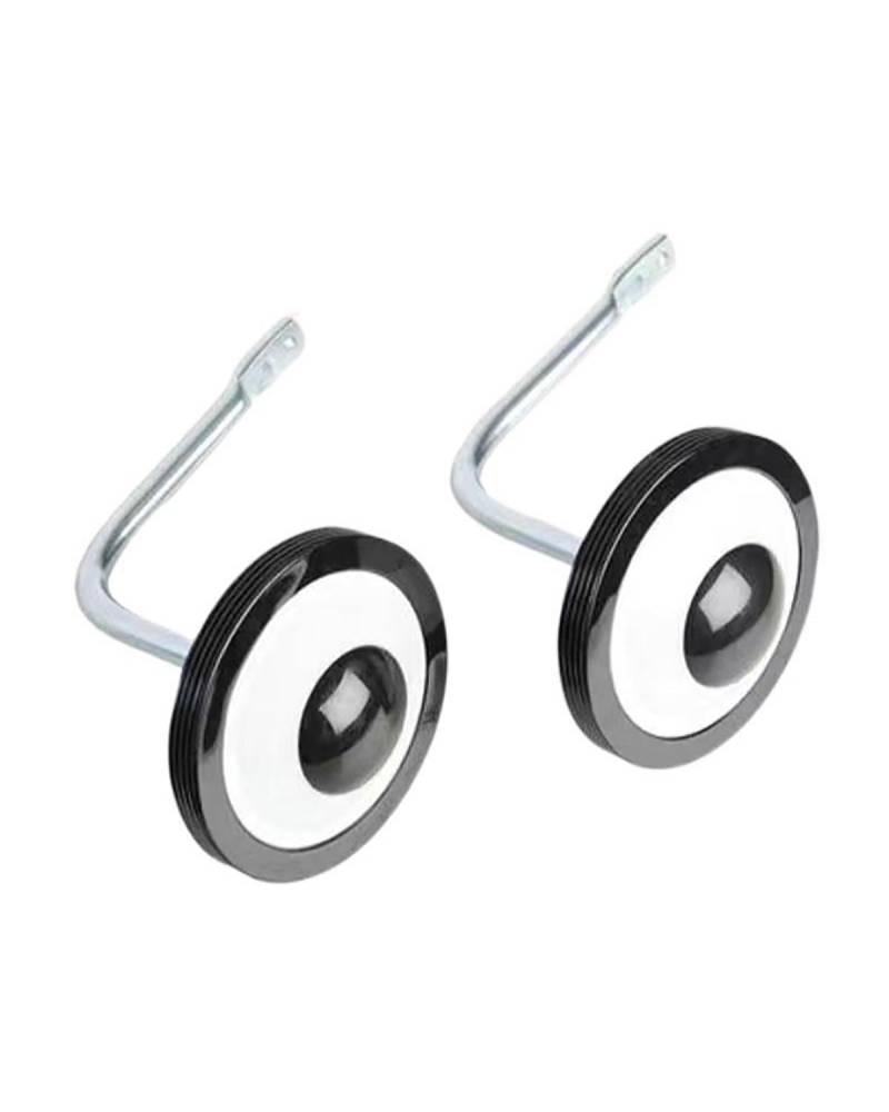 Stützräder fürs Fahrrad Fahrrad-Stützräder 12-16 Zoll Seitenrad Laufrad Zubehör Fahrradstabilisator(Black) von FQYYWL