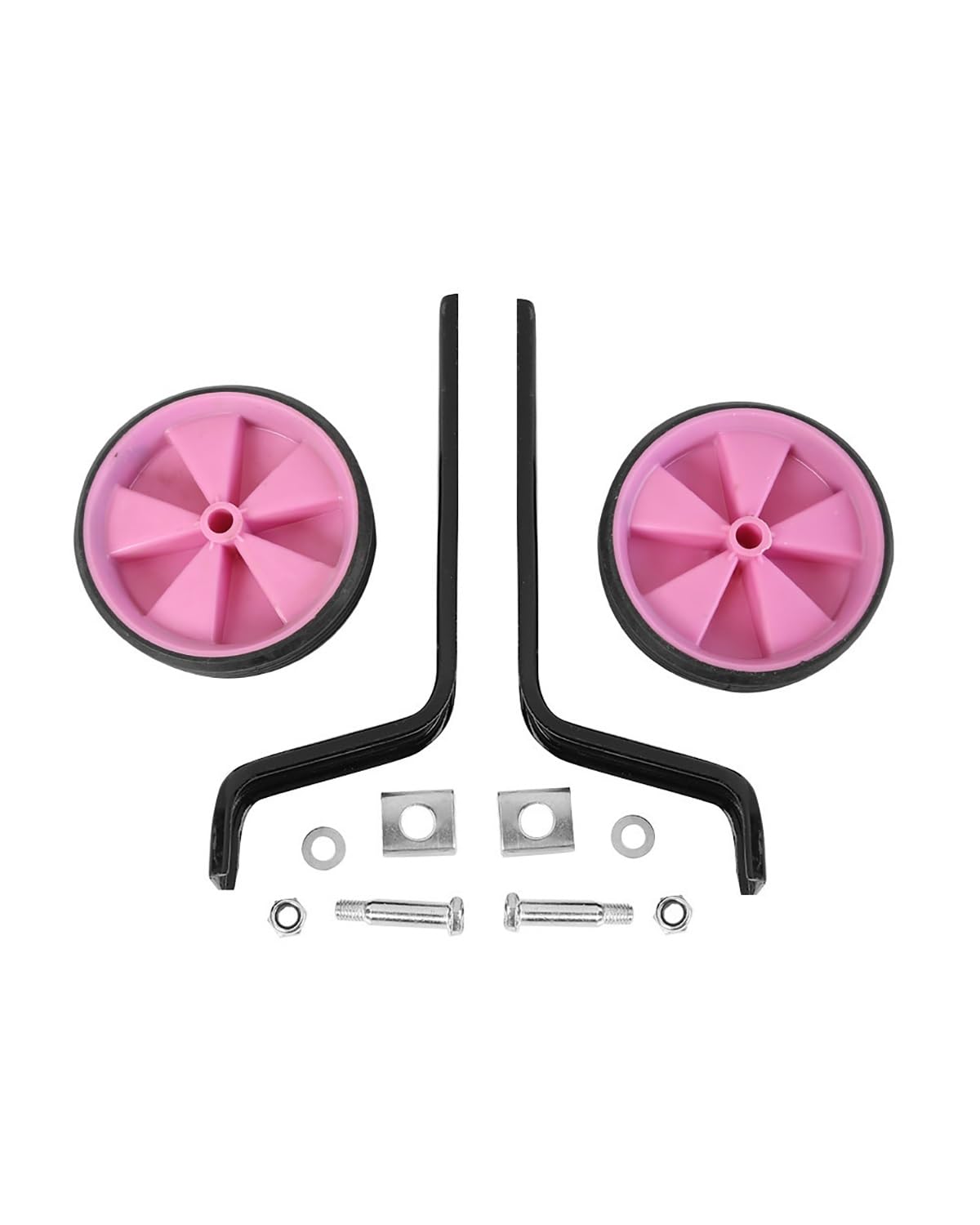 Stützräder fürs Fahrrad Fahrrad-Stützräder 12-20 Zoll Hilfsrad Balance Stützrad Zubehör Fahrradstabilisator(Pink) von FQYYWL