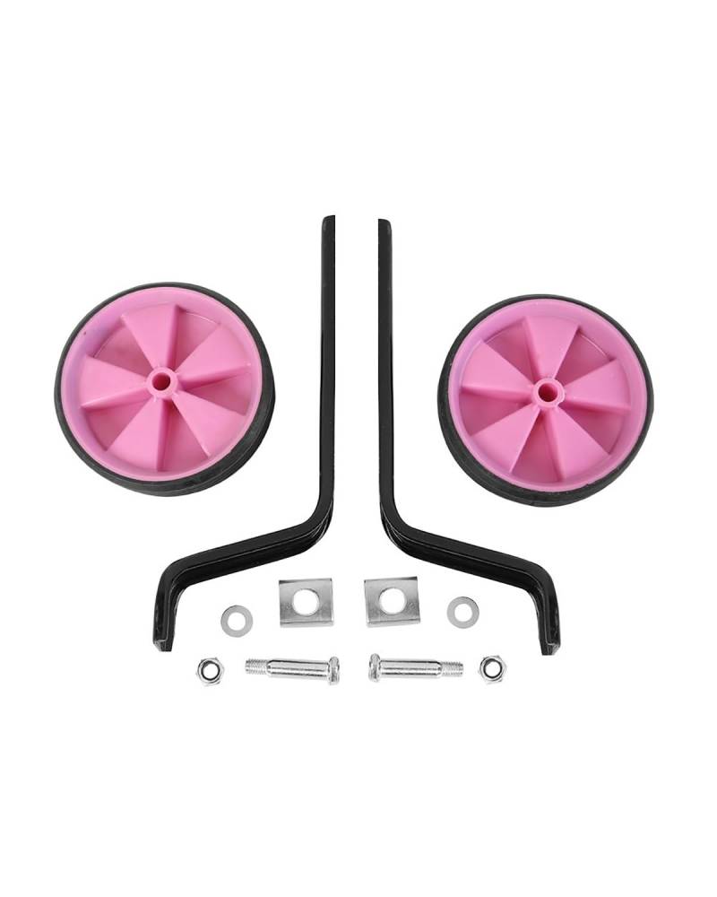 Stützräder fürs Fahrrad Fahrrad-Stützräder 12-20 Zoll Hilfsrad Balance Stützrad Zubehör Fahrradstabilisator(Pink) von FQYYWL