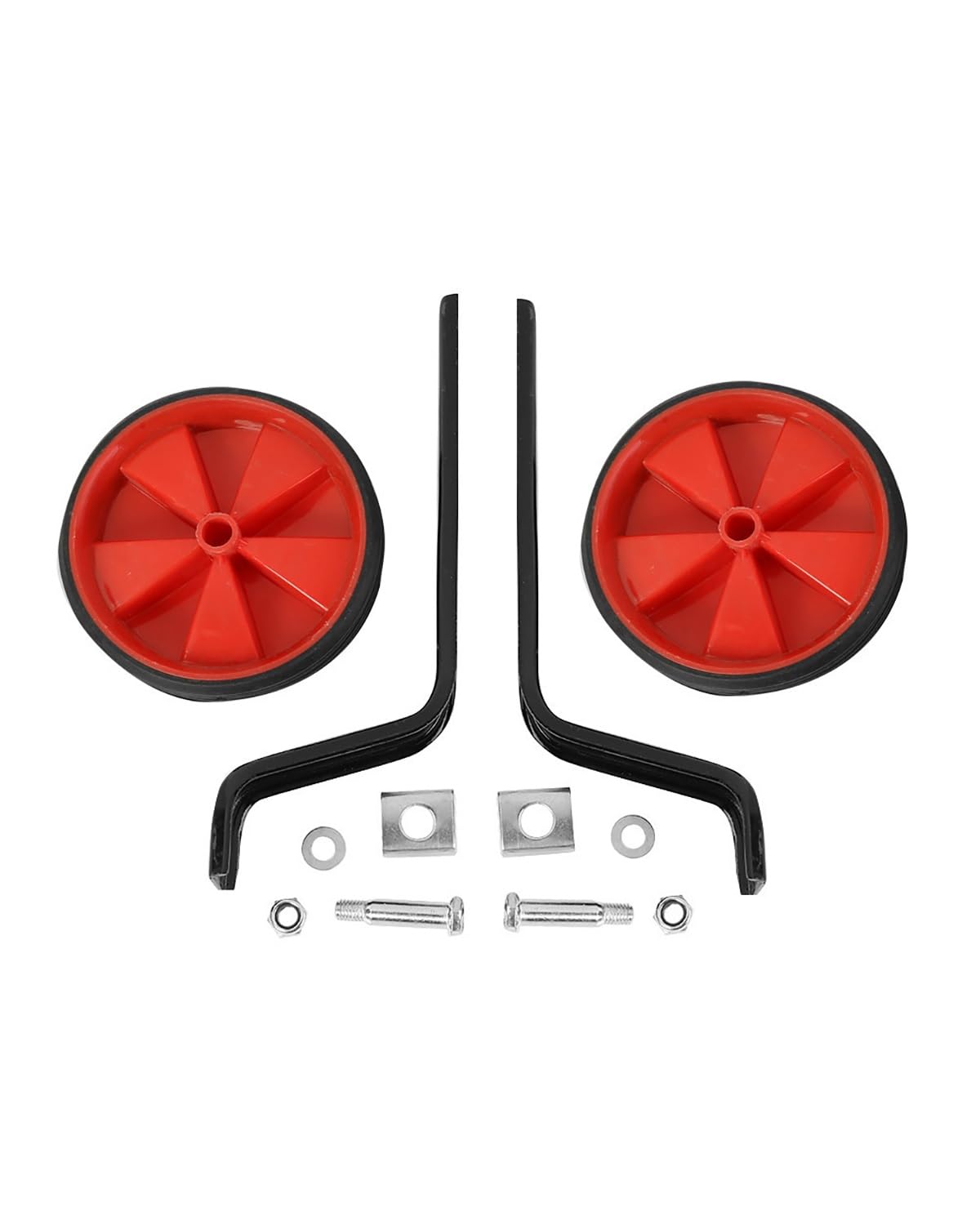 Stützräder fürs Fahrrad Fahrrad-Stützräder 12-20 Zoll Hilfsrad Balance Stützrad Zubehör Fahrradstabilisator(Red) von FQYYWL