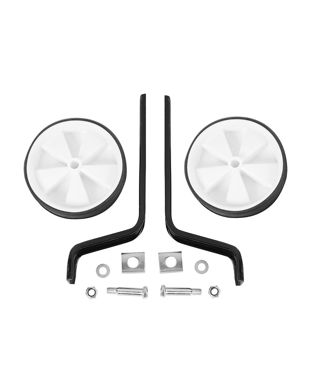 Stützräder fürs Fahrrad Fahrrad-Stützräder 12-20 Zoll Hilfsrad Balance Stützrad Zubehör Fahrradstabilisator(White) von FQYYWL